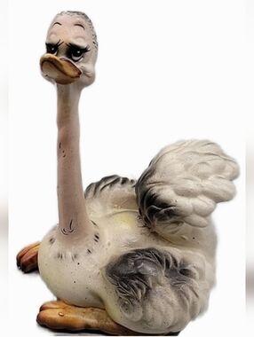 Vintage Josef Originals Ceramic Ostrich Figurine